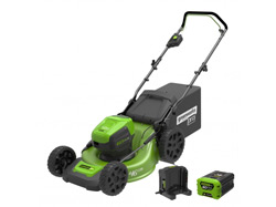 Greenworks  GD60LM46HPK2X 60V Push Cordless Lawn Mower with 2 x 2Ah Battery & Charger