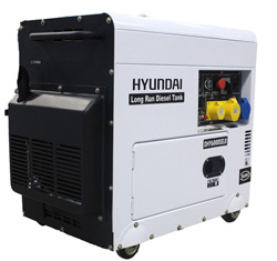 Hyundai DHY6000SELR   5.2kW Long Run Standby Diesel Generator