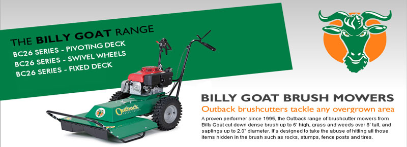 Billy Goat Brush Mowers