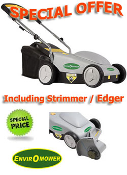 EnvirOmower Eco 500 Cordless  Lawnmower Offer