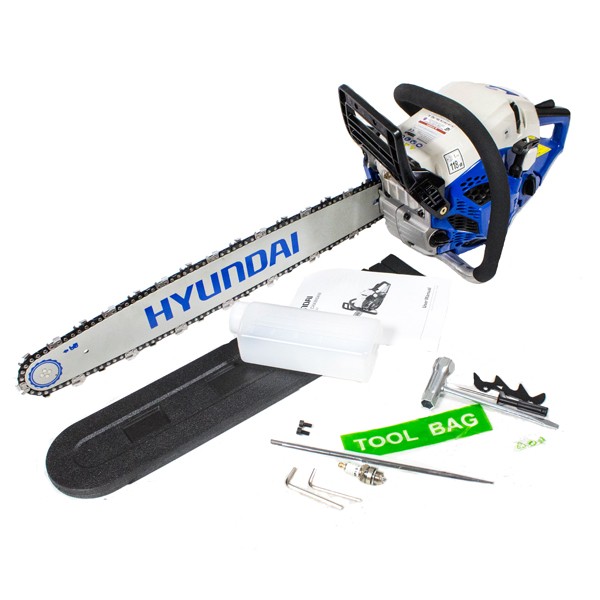 Hyundai HYC6222 Petrol Chainsaw 62cc 22in (56cm) 2Stroke