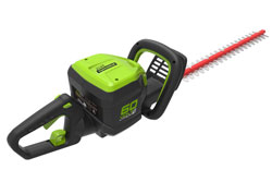Greenworks Pro GD60HTK2 60V Cordless Hedge Trimmer + 2Ah Battery & Charger