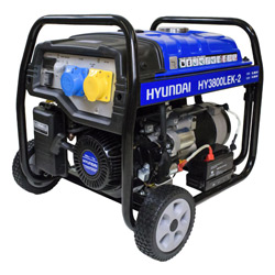 Hyundai HY3800LEK-2 Petrol Generator 3.2kW / 4.00kVa* Electric Start