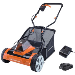 Yard Force LM C38A 20V Cordless 38cm Cylinder Lawnmower with Included Battery and Charger