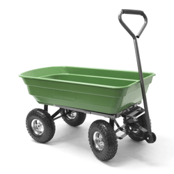 Q Garden QGPGC Poly Dump Cart