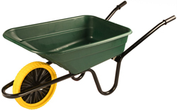 Walsall Green Shire Poly Barrow in a Box with Puncture Proof Tyre