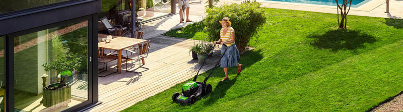 About Greenworks Cordless Lawnmower 