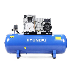 Hyundai HY3150S 150 Litre Air Compressor Twin Cylinder, 14CFM/145psi, Belt Drive 3hp