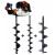 Lumag EB520G Petrol One Man Post Hole Borer / Auger Set