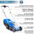 Hyundai HYM40LI330P 40V Cordless Lawnmower Stripe Roller Battery & Charger - view 2