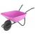 The Walsall Shire Multi Purpose Barrow In A Box - Pink - Pneumatic Wheel