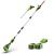 Greenworks GD40PSHK2X 40v Cordless Long Reach Hedge Trimmer + Pruner Kit 